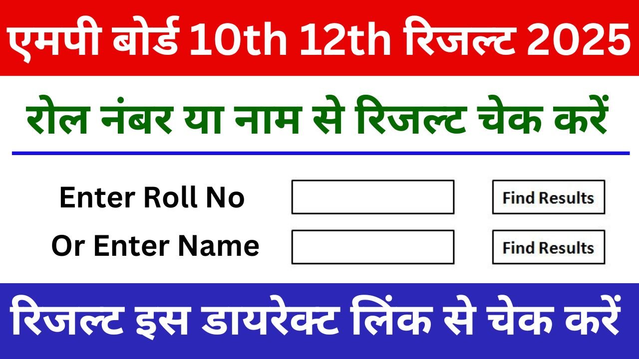 MP Board Result 2025 Kab Aayega: मध्य प्रदेश 10वीं और 12वीं बोर्ड का रिजल्ट लो हो गया जारी, यहां से अभी करें चेक