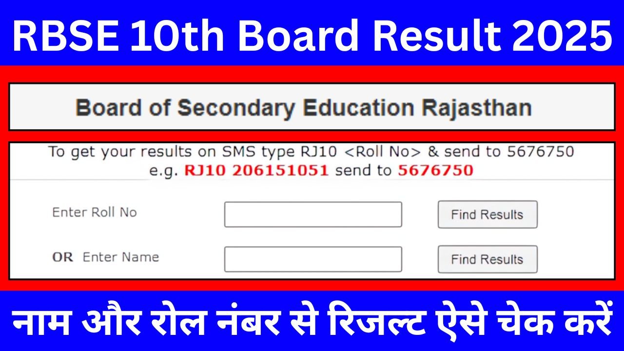 RBSE-10th-Board-Result-2025
